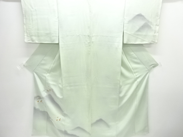 JAPANESE KIMONO / HOMONGI / UNUSED / EMBROIDERY / FLORAL CART